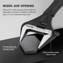 Thumbnail 3 de DURATECH 8-Inch Adjustable Wrench with Wide Jaw 🔧