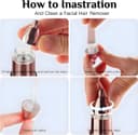 Thumbnail 5 de EDIMENS 2-in-1 Facial Hair Remover for Face & Brows peach fuzz trimming 🍑