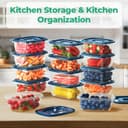 Thumbnail 1 de EFISH 1000ml Rectangle Plastic Portion Boxes 10pcs 🍱