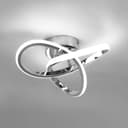 Thumbnail principal de EIDISUNY Modern Chrome Ceiling Light 25cm 22W ⌁💡