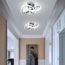 Thumbnail 2 de EIDISUNY Modern Chrome Ceiling Light 25cm 22W ⌁💡