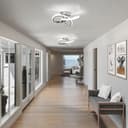 Thumbnail 5 de EIDISUNY Modern Chrome Ceiling Light 25cm 22W ⌁💡