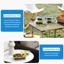 Thumbnail 4 de Eidoct Glass Containers with Lids 1050ml/370ml 10 Pack 📦