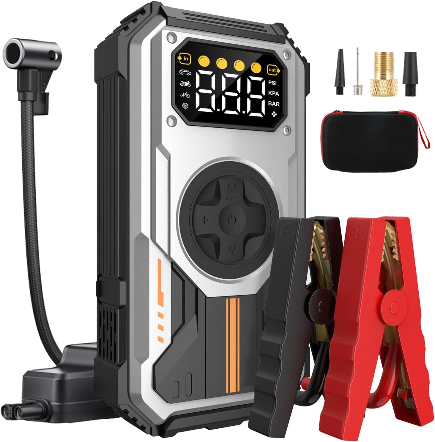 Eigotrav Jump Starter Power Pack 6000A car jump starter 🚗