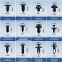 Thumbnail 1 de Einesin 240PCS Car Push Retainer Clips & Auto Fasteners Assortment, Plastic Push Pin Rivets Expansion Screws Replacement Most Popular Sizes Auto Push Pin Rivets Set -Door Trim Panel Fender Clips (240)
Einesin 240PCS Car Push Retainer Clips & Auto Fast…