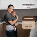 Thumbnail 1 de ELDOMA Dark Grey Baby Wrap Carrier for Newborns 🍼