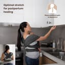 Thumbnail 2 de ELDOMA Dark Grey Baby Wrap Carrier for Newborns 🍼