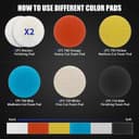 Thumbnail 1 de Elechiakan 150mm polishing pads 7-pack for car polishers 🧽