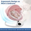 Thumbnail 5 de Electric Baby Swing Chair Bluetooth bouncer 5-speed 🎧