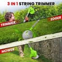 Thumbnail 5 de Electric Cordless 21V Grass Strimmer 2x2000mAh 🌿