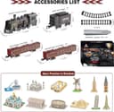Thumbnail 3 de Electric Train Set Metal Alloy with Lights 3+ 🚂