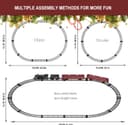 Thumbnail 4 de Electric Train Set Metal Alloy with Lights 3+ 🚂