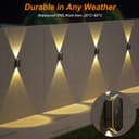 Thumbnail 4 de ELLASAY Solar Fence Lights 4-pack, 3000K–6000K 🌞