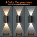 Thumbnail 1 de ELLASAY Solar Fence Lights 8PK 3000K–6000K 🌞