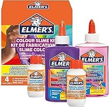 Elmer's Colour Slime Kit 4-count slime set 🧴