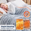 Thumbnail 1 de EMME Sherpa Ultra Soft Fleece Throw 152 x 203 cm 🛋️