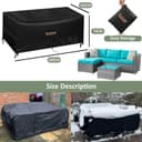 Thumbnail 5 de Enzeno Waterproof Garden Furniture Cover 200x160cm ⌚