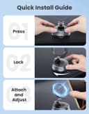 Thumbnail 6 de EOIWUY Vacuum Magnetic Car Phone Holder 360° 🚗