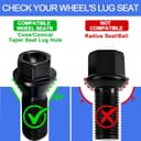 Thumbnail 2 de ERMWALR 20 Pcs M14x1.25 Wheel Bolts for BMW 🔩