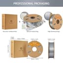 Thumbnail 5 de ERYONE Silk PLA 1.75mm 1kg spool — Silk Silver 🧶