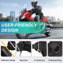 Thumbnail 5 de Eshow Motorcycle Leg Bag with Adjustable Straps 🧳