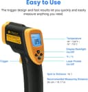 Thumbnail 6 de Etekcity Lasergrip 800 infrared thermometer -50°C📷