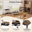 Thumbnail 4 de ETHU Monitor Stand Riser with Drawer 3‑height settings 🖥️