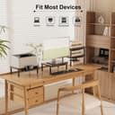 Thumbnail 6 de ETHU Monitor Stand Riser with Drawer 3‑height settings 🖥️