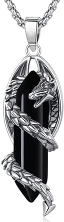 Thumbnail 5 de EUDORA Harmony Ball Dragon Pendant Necklace 20" 📿