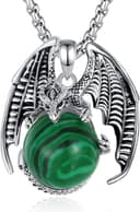 Thumbnail 6 de EUDORA Harmony Ball Dragon Pendant Necklace 20" 📿