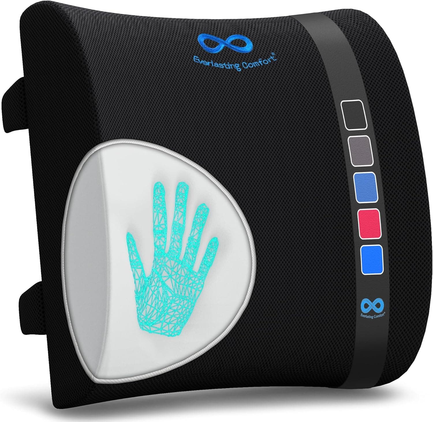 Everlasting Comfort Lumbar Support Pillow for Office Chair 🎧