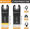 Thumbnail 1 de EXKRAEFT 50 PCS multi tool blades for oscillating tools 🛠️