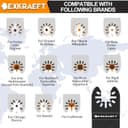 Thumbnail 6 de EXKRAEFT 50 PCS multi tool blades for oscillating tools 🛠️