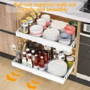 Thumbnail 4 de 2 Pack Expandable Pull Out Cabinet Organizer 12.6"-21" 🏷️