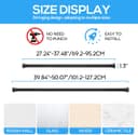 Thumbnail 4 de Extendable Curtain Pole Tension Rod 70–130 cm ⌛ 🎭