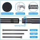 Thumbnail 5 de Extendable Curtain Pole Tension Rod 70–130 cm ⌛ 🎭