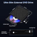 Thumbnail 6 de External USB 3.0 Type-C CD DVD Drive for Laptop 💽