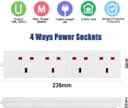 Thumbnail 1 de ExtraStar 4 Way Extension Lead 2m, 13A ⚡