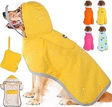 Eyein Dog Raincoat Waterproof Adjustable with Pocket 🐶