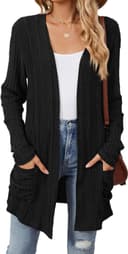 Thumbnail 5 de Famulily Longline Loose Cardigans for Women UK, Fall Winter Cosy Open Front Sweater Ribbed Cardigan with Pockets
Famulily Longline Loose Cardigans for Women UK,…
