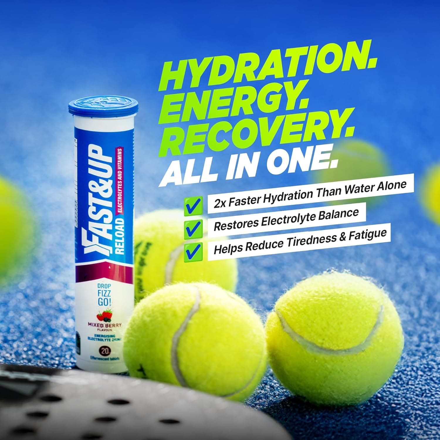 Fast&Up Reload Electrolyte Tablets 20 tablets 💊