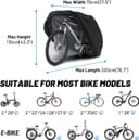 Thumbnail 6 de Favoto Bike Cover 78.7×27.5×44 inch 🚲