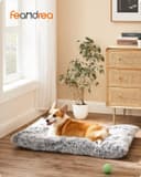 Thumbnail 1 de Feandrea Large Dog Bed 95 x 60 cm — Fluffy crate mat 🐶