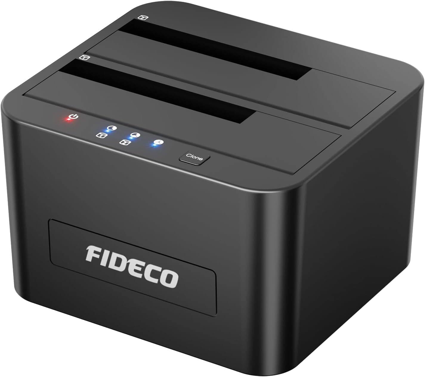 FIDECO Hard Drive Docking Station dual‑bay, USB 3.0 💻