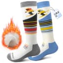 Thumbnail principal de Findway Kids Ski Socks Merino Wool, Warm Knee-High Snow Socks 🧦