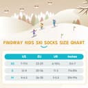 Thumbnail 5 de Findway Kids Ski Socks Merino Wool, Warm Knee-High Snow Socks 🧦