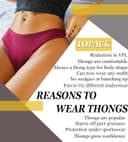 Thumbnail 4 de FINETOO Pack of 10 cotton thongs S–XL 👙