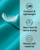 Thumbnail 1 de Fit-Flip Swimming Towel: quick-dry microfibre towel 🏖️