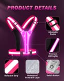 Thumbnail 5 de Fitense LED Reflective Vest Running Gear - 5 Lights Colors High Visibility Reflective Running Gear Rechargeable Light Up Running Vest for Walking Running Cycling, Adjustable for Men Women Kid
Fitense LED Reflective Vest Running Gear - 5 Lights C…