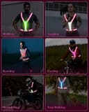Thumbnail 6 de Fitense LED Reflective Vest Running Gear - 5 Lights Colors High Visibility Reflective Running Gear Rechargeable Light Up Running Vest for Walking Running Cycling, Adjustable for Men Women Kid
Fitense LED Reflective Vest Running Gear - 5 Lights C…